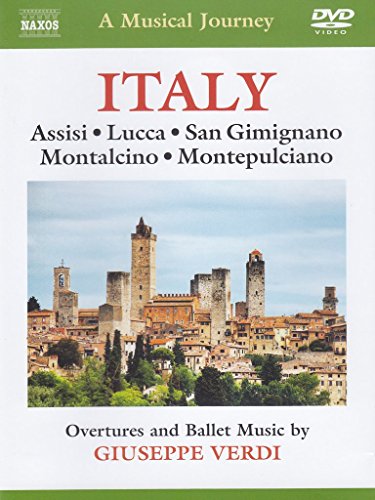 DVD cover for "Italy: Assisi/Lucca" featuring a Tuscan cityscape.