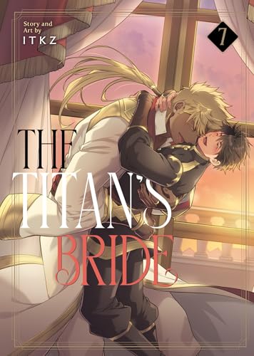 Manga cover: two men embracing near a window, volume 7.