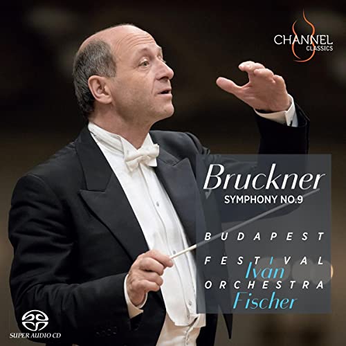 Ivan Fischer conducting, album cover for Bruckner's Symphony No. 9.