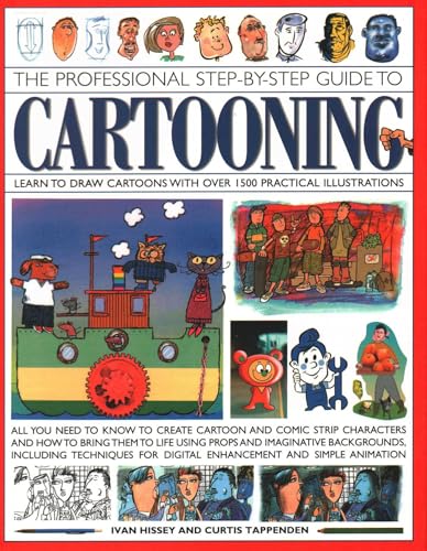 Book cover featuring cartoon illustrations and the title "Cartooning.