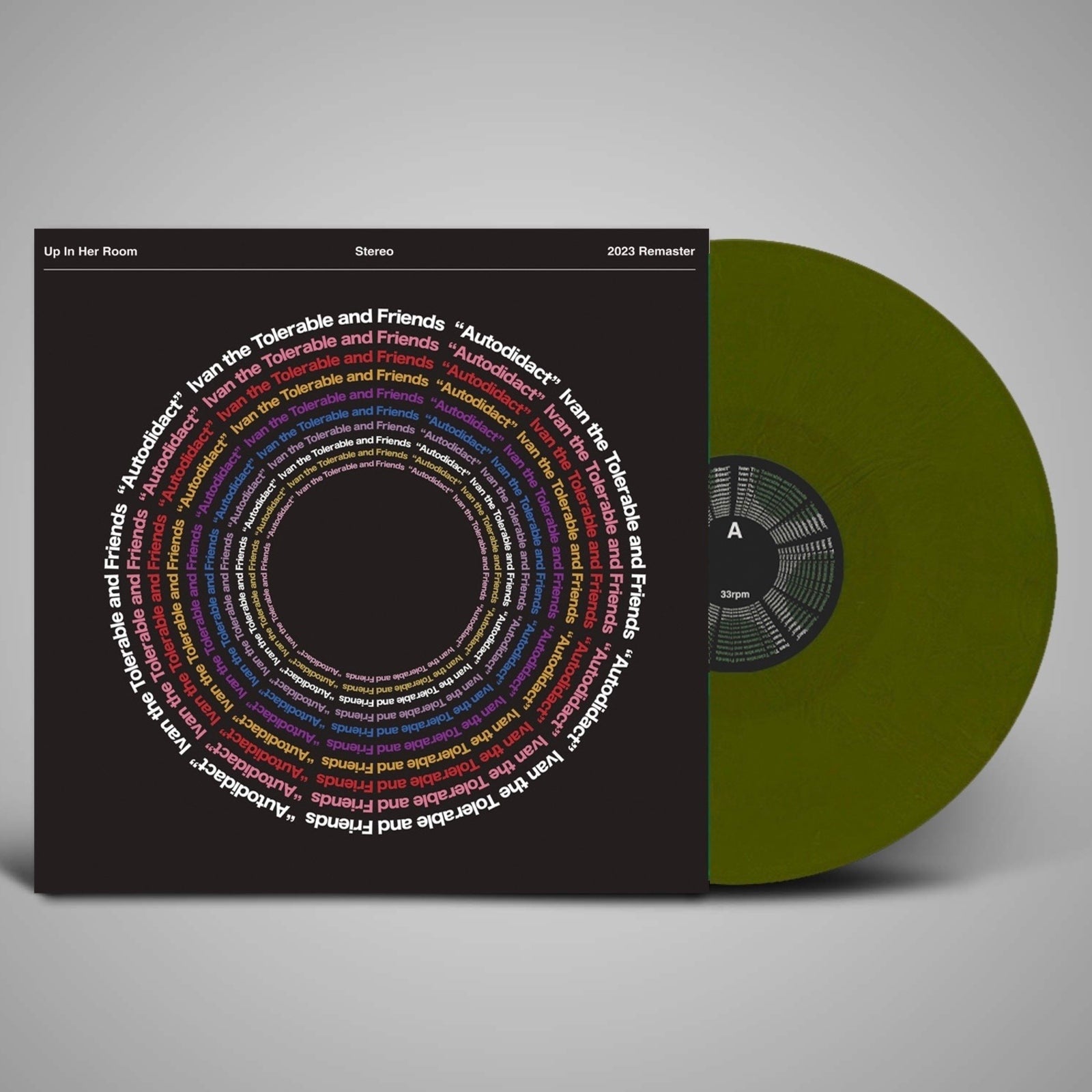 Vinyl record for "Autodidact" by Ivan The Tolerable and Friends.