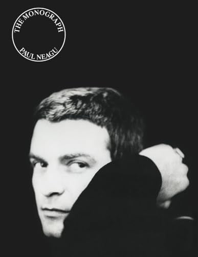 Black and white portrait of a man, book cover titled "Paul Neagu".