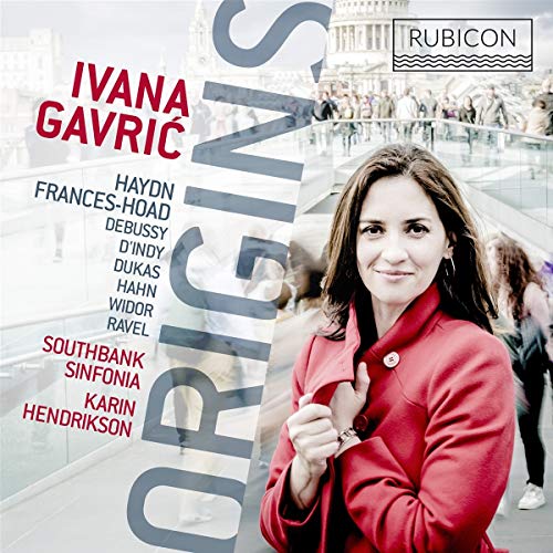 CD cover featuring a woman in a red jacket with text overlays.