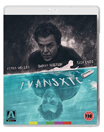 Blu-ray cover for "Ivansxtc" featuring a distressed portrait of Danny Huston.