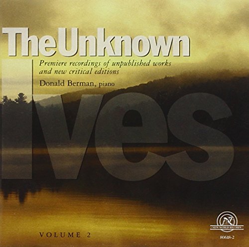 CD cover for “The Unknown Ives, Volume 2” with landscape background.