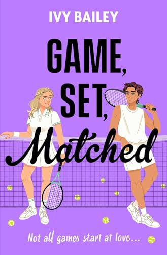 Book cover: two tennis players, a woman and a man, smiling.