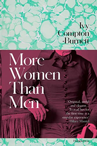 Book cover: "More Women Than Men" by Ivy Compton-Burnett, featuring a woman in dark clothing.