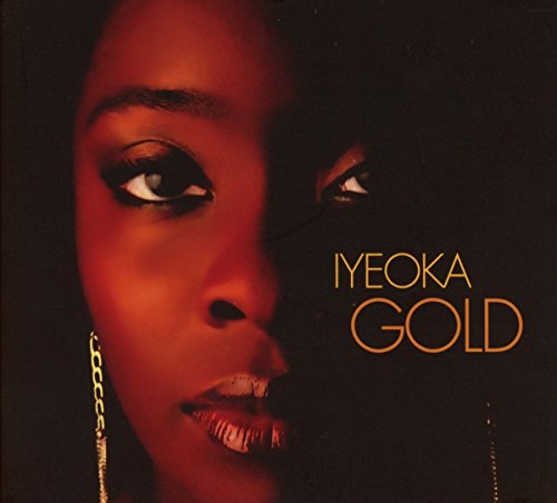 CD cover for Iyeoka’s “Gold” featuring a close-up of a woman’s face.