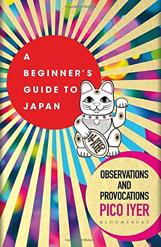 Book cover featuring a lucky cat against a colorful, radiating sunburst background.