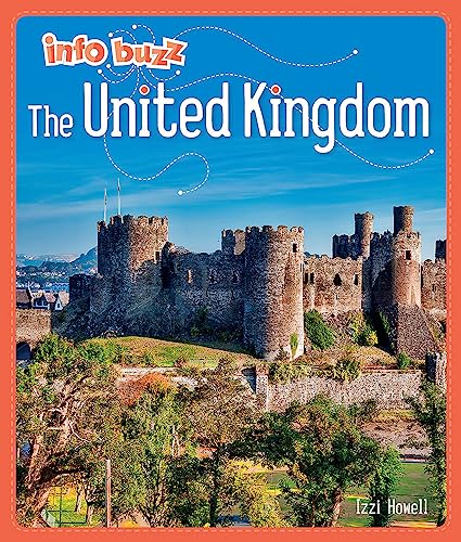Book cover: "The United Kingdom" with image of a stone castle.