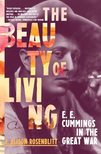 Book cover featuring a portrait of E.E. Cummings in military uniform.