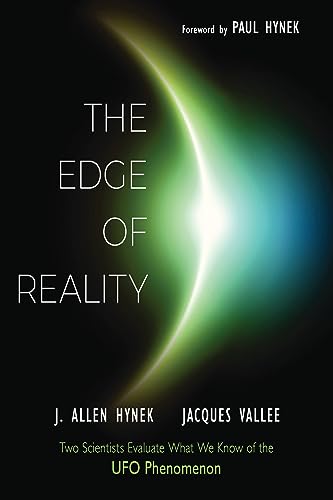 Book cover: "The Edge of Reality" with Earth image, by Hynek and Vallee.