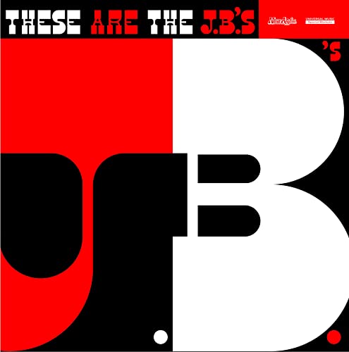 Album cover for "These Are The JB's" with bold red, black, and white design.