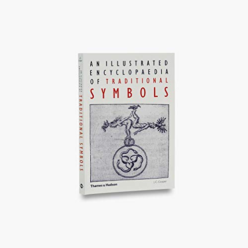 Book cover: "An Illustrated Encyclopaedia of Traditional Symbols" with a figure illustration.