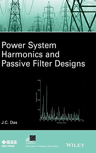 Book cover: "Power System Harmonics and Passive Filter Designs" with power lines.