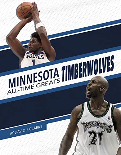 Book cover featuring two Minnesota Timberwolves basketball players.