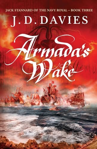 Book cover: naval battle scene with ships and a tentacled shadow.