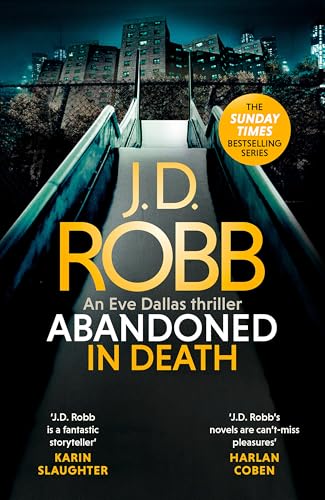 Book cover showing a dark playground slide at night with city buildings in background.