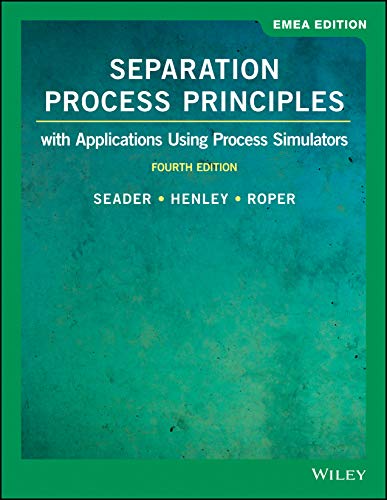 Book cover: "Separation Process Principles," fourth edition, teal background.