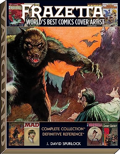 Book cover featuring a large werewolf and a frightened man below.