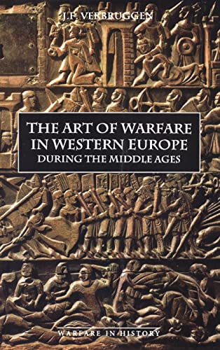Book cover depicting medieval battle scenes and text: “The Art of Warfare.”