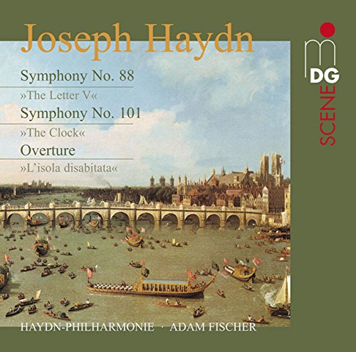 A CD cover featuring a painting of a river scene with boats and a bridge.