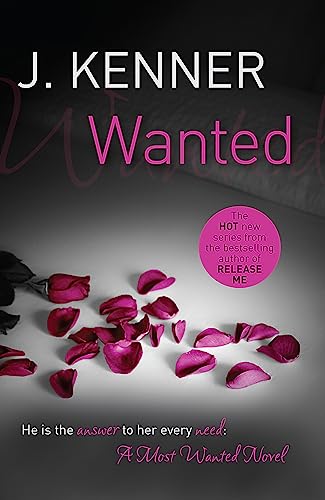 Book cover with dark roses and the title “Wanted” in large text.