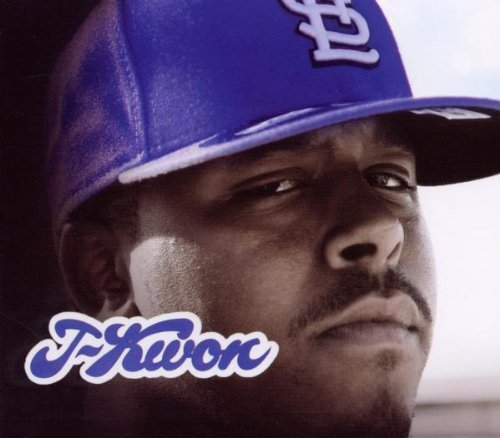 "Man wearing blue baseball cap with 'J-Kwon' text and 'Parental Advisory' label on album cover."