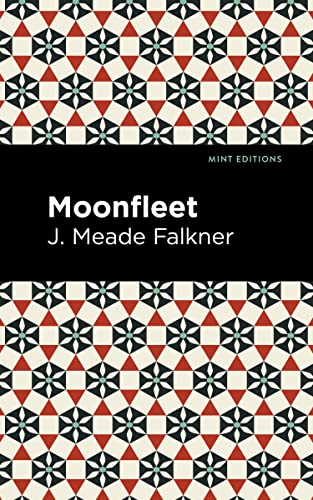 Book cover for "Moonfleet" by J. Meade Falkner with patterned design.