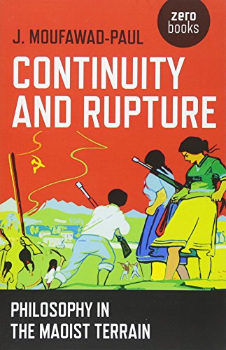 Book cover: "Continuity and Rupture" with a red star and figures with rifles.