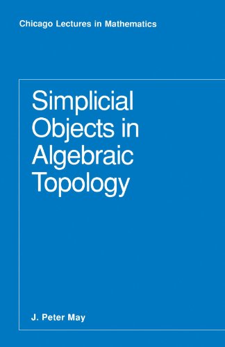 Book cover: "Simplicial Objects in Algebraic Topology" by J. Peter May.