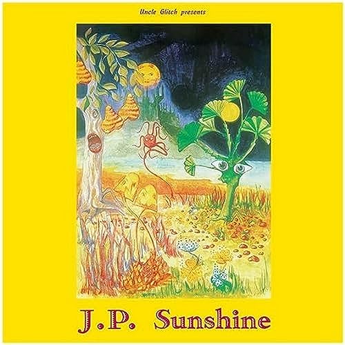 Album cover for J.P. Sunshine featuring surreal, colorful plant illustrations.