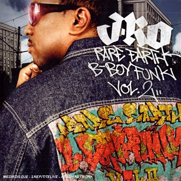 CD cover: man in denim jacket with graffiti-style lettering.
