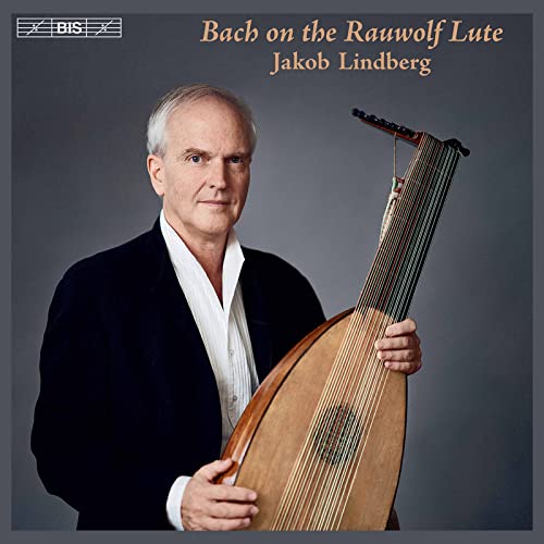 Jakob Lindberg with a Rauwolf lute, CD cover art.