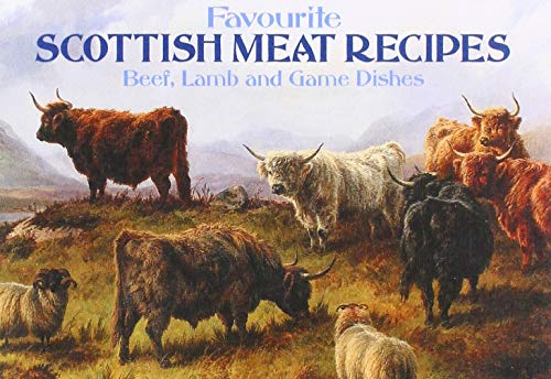 Cookbook cover featuring Highland cattle and Scottish landscape.