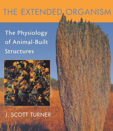 Book cover featuring a termite mound and close-up of termites.
