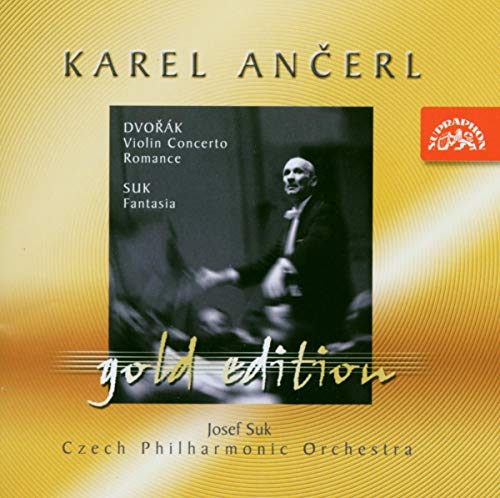 CD cover featuring conductor Karel Ančerl and violinist Josef Suk.