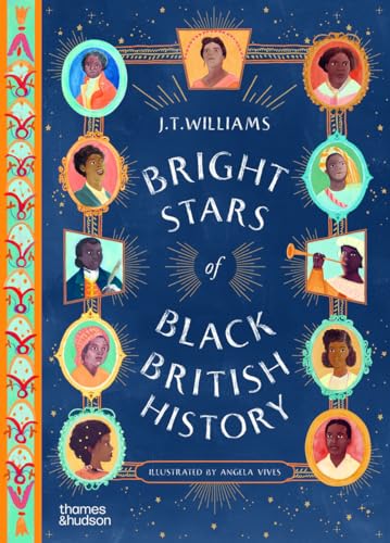 Book cover featuring illustrated portraits of prominent Black British historical figures.