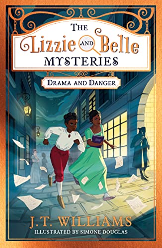 Book cover: two young Black girls running through a Victorian street.