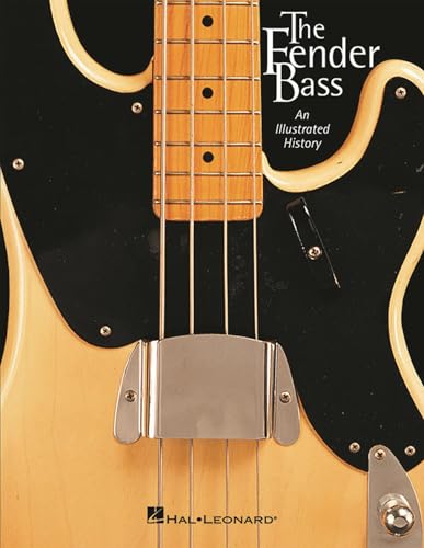 Close-up of a blonde Fender bass guitar body with a black pickguard and bridge cover.