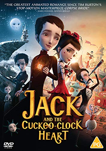 DVD cover art featuring stylized animated characters from Jack and the Cuckoo-Clock Heart.