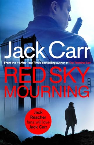 Book cover: man in suit, Golden Gate Bridge, foggy landscape.