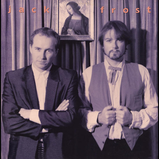 CD cover featuring two men flanking a Renaissance painting.