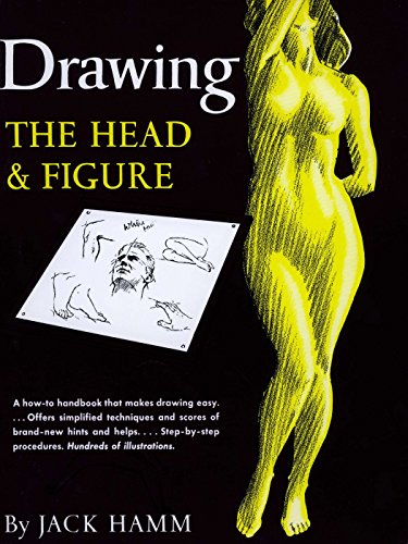 Book cover: yellow figure drawing with sketches, titled "Drawing the Head & Figure.