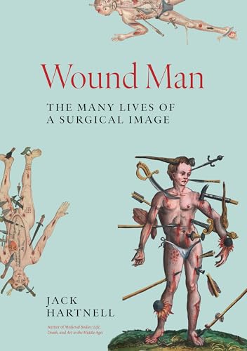 Book cover featuring anatomical illustrations of a man pierced by weapons.