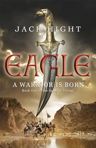Book cover: “Eagle” with a sword, desert landscape, and riders below.
