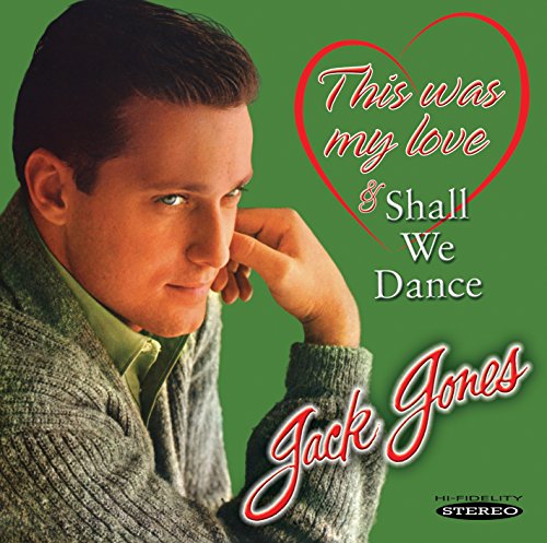 Album cover featuring Jack Jones, with a man in a sweater against a green background.