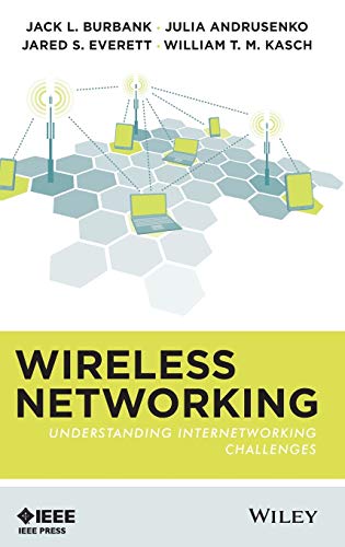 Book cover with wireless towers, laptops, and smartphones connected by lines.