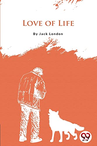 Book cover: man and dog silhouetted against an orange and white background.