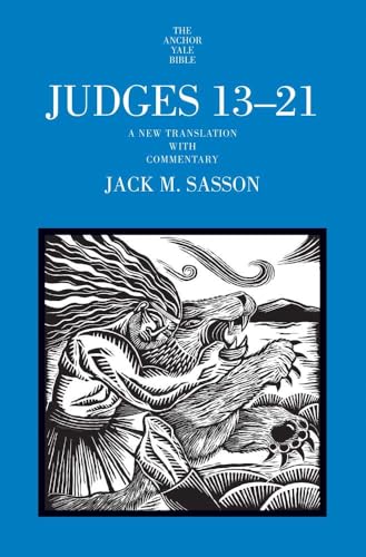 Book cover: “Judges 13-21” with black and white illustration of Samson.